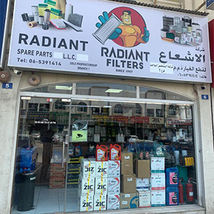 Radiant Filters sharjah showroom