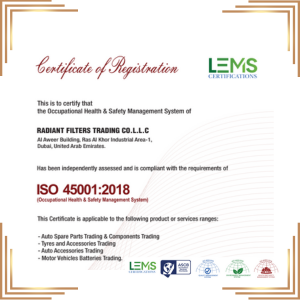 Radiant Filters Dubai-Showroom-Main