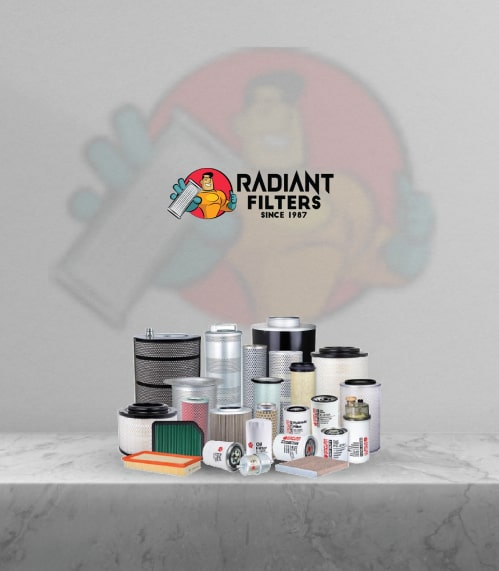 Radiant Filters Trading Co LLC's Dubai Showroom logo